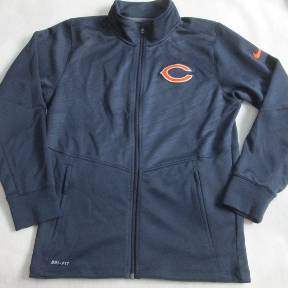 NIKE CHICAGO BEARS ZIP UP SIZE SMALL